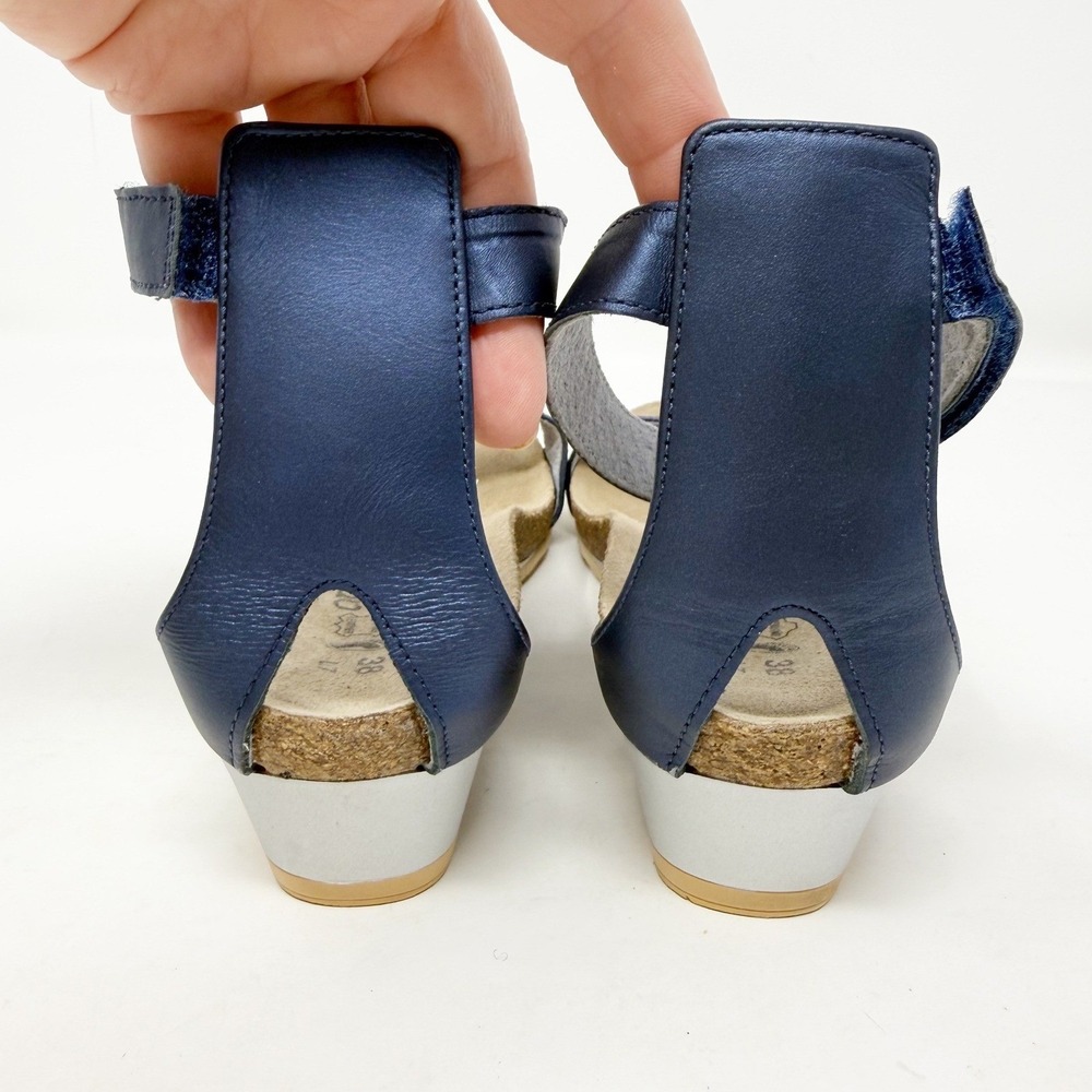 Naot Women's Mermaid Navy Blue Sandal 7 - Picture 8 of 9